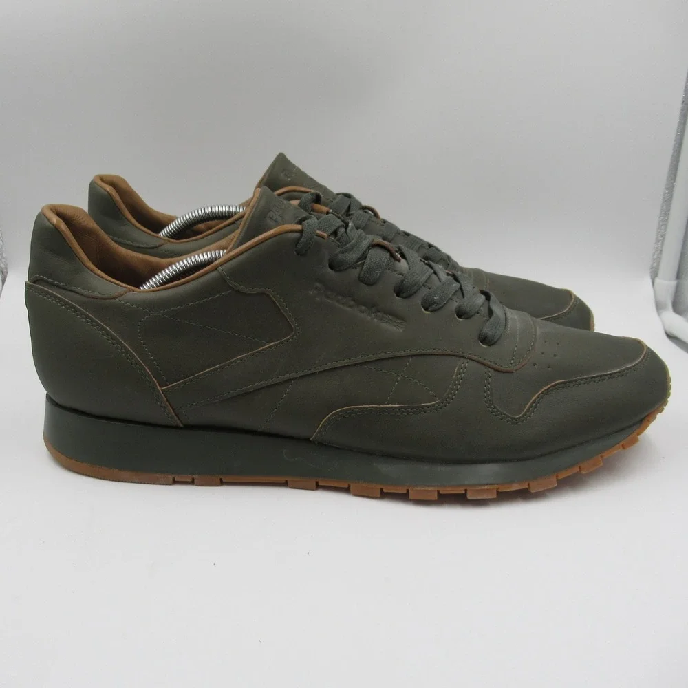 Reebok Classic Leather Kendrick Lamar TDE Olive Green Mens 13 BS7465